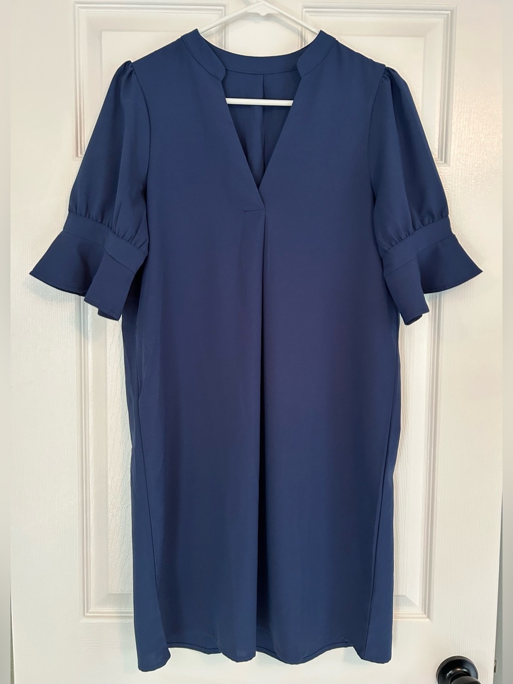 Classic Navy Shift Dress, Small